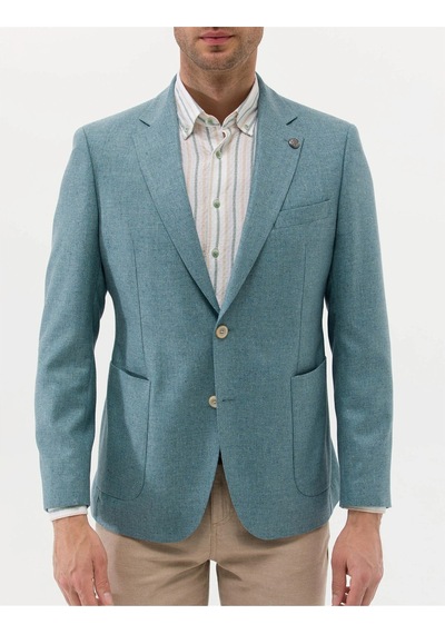 Pierre Cardin Turkuaz Spor Blazer Ceket G021gl002.000.1597529.vr093 Turkuaz