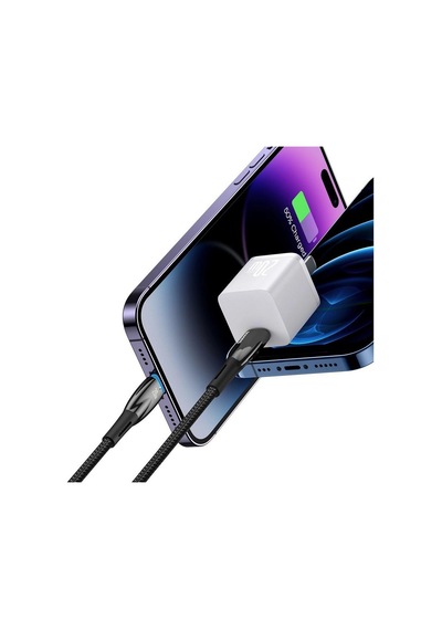 Baseus Glimmer Series 20w 100 Cm Type-c To Lightning Şarj Kablosu Siyah