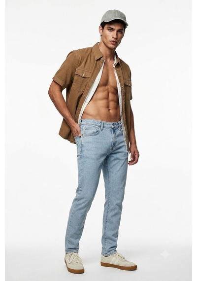 Levi's Erkek 512 Slim Taper Mavi Kot Pantolon -0008 Kot Mavi