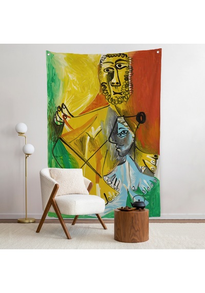 Pablo Picasso - Adam Ve Çocuk Duvar Örtüsü - Homme Et Enfant-7328