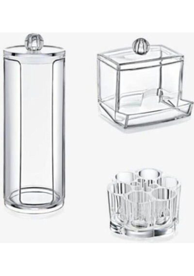 3'lü Makyaj Seti Triple Organizer Set Plastik Turuncu Tr Diğer