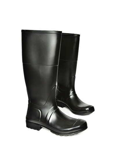 Fox Shoes T858704009 Siyah Yağmur Çizmesi Siyah-Suni Deri
