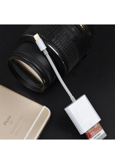 Apple İphone Uyumlu/ipad Lightning To Sd Kart Hafıza Kart Adaptörü Nk105- 5775