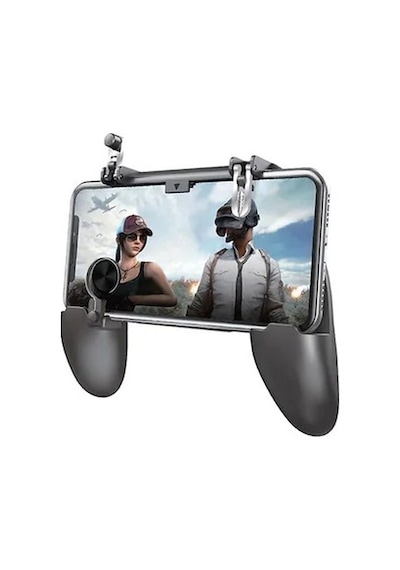 Telefon Uyumlu Tetikli Fanlı Siyah Joystickli Oyun Kontrol
