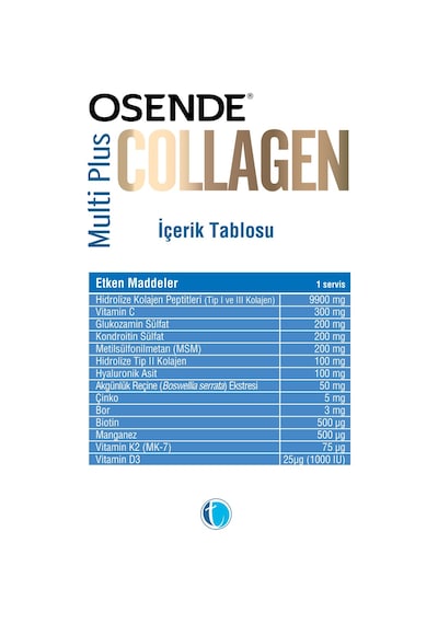 Osende Multi Plus Collagen Powder 30 Servis 346 G