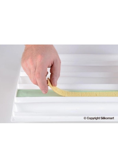 32.145.87.0065 Silikomart Modular Flex Wave Silikon Kalıp Kahverengi
