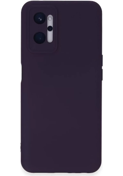 Newface Realme 9i 4g Kılıf Nano İçi Kadife Silikon - Mor