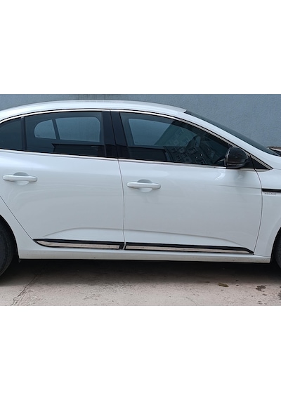 Renault Megane 4 Krom Yan Kapı Sd Çıtası 4 Parça 2015.2025 Ve Üze