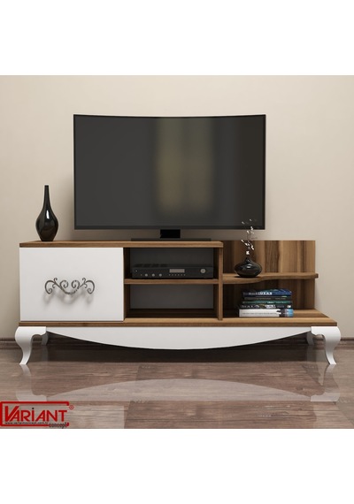 Variant Variant Sultan Tv Sehpasi Tv Ünitesi (Ceviz-Beyaz)