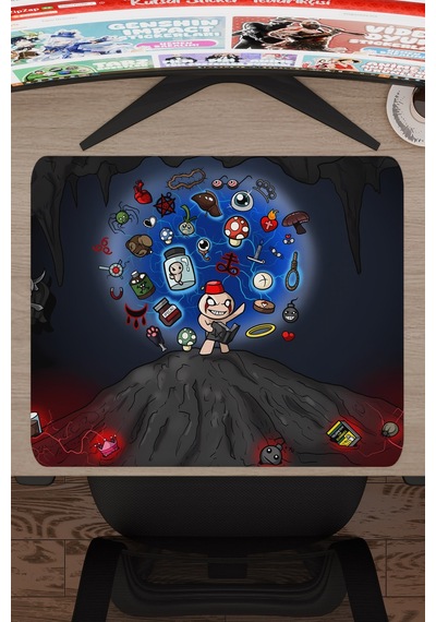 Binding Of Isacc Kaymaz Dikişli Kauçuk Oyuncu Mousepad V5 - 48x40 Xl Gaming Mouse Pad Fare Altlığı