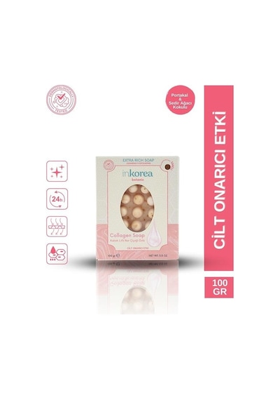 İnkorea Bergamot & Vanilya Kabak Lifli Sabun 100 G