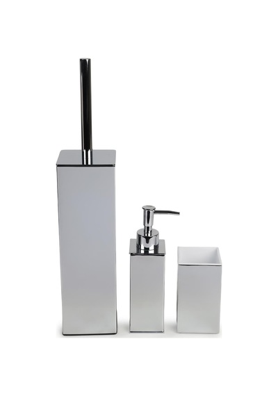Kobos Kare Banyo Seti Parlak Krom