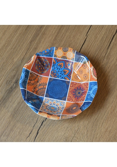 Melamin Kahveci Çay Tabağı 100 Adet Kilim