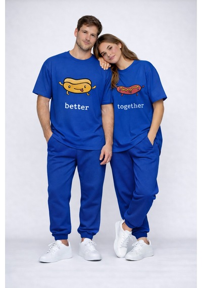 Nevermınd Better Together Baskılı Sevgili Kombini Çift Tişört Oversize Unisex Çift Kombin Lacivert Lacivert Nevermınd Better Together Baskılı Sevgili Kombini Çift Tişört Oversize Unisex Çift Kombin Lacivert Lacivert