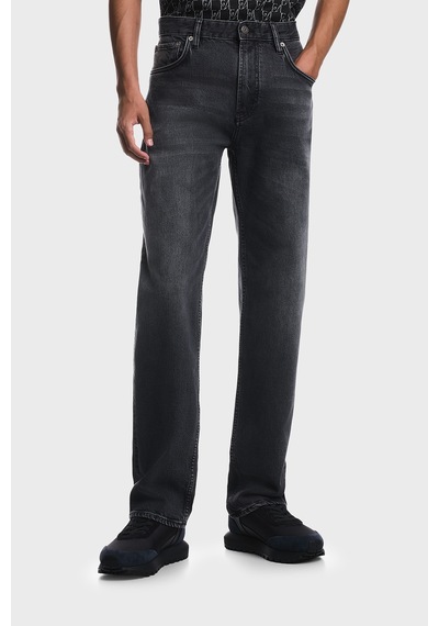 Emporio Armani Pamuklu Soluk Görünümlü Regular Fit Jeans Erkek Kot Pantolon Em000763 Af29076 M8001 Gri