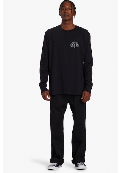 Billabong Crayon Wave Erkek Tişört Abyzt02288 Siyah