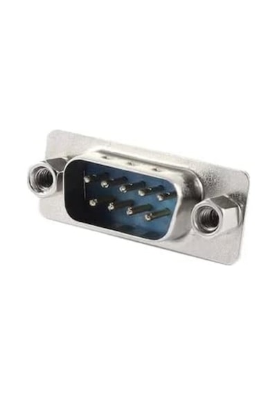 Db-9 Konnektör Db9 D-sub Plug 9 Pinli Soket Erkek