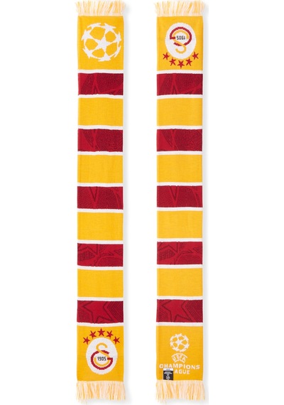 Gsstore Galatasaray Ucl Atkı U252231 Sarı - Kırmızı