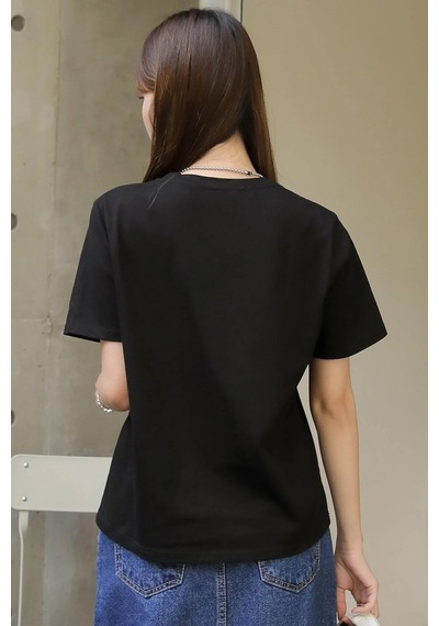 Unisex The Sunshine Baskılı Tasarım Tshirt Siyah