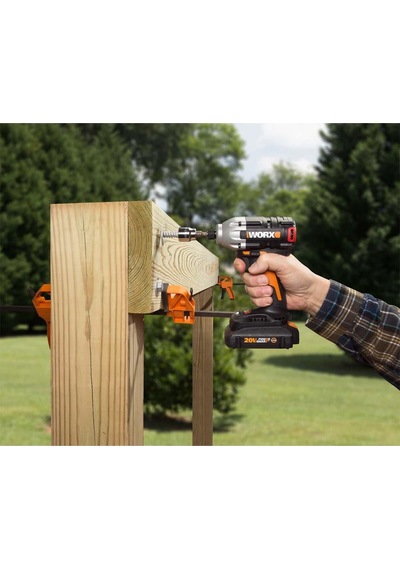 Worx WX261 20 V 2.0 Ah Li-ion Çift Akülü 260nm Kömürsüz Profesyonel Darbeli Tornavida