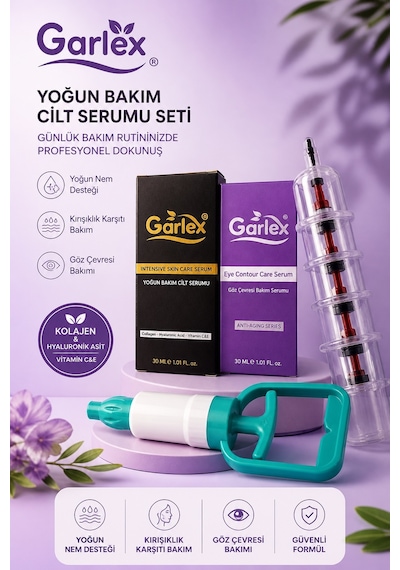 Garlex Yoğun Bakım Cilt Bakım Seti 5'li