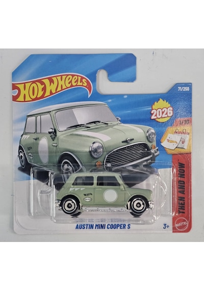 2026 Hot Wheels Case C Austin Mini Cooper S Su Yeşili