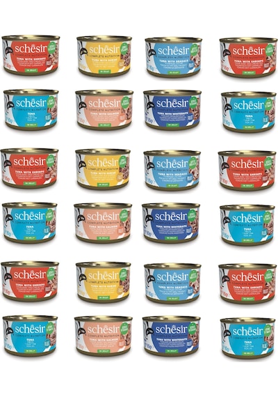 Schesir Karma Tam Ve Dengeli Kedi Konservesi 85 Gr. X 24 Adet