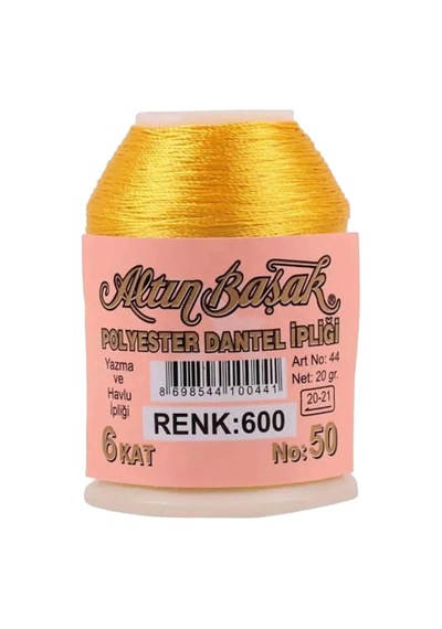 Tedar 3 Adet Altınbaşak Oya Ve Dantel İpi 20 Gr - Royaleks - No: 600 - 312 - 363 Najmaddin (No:1) 8.5Cm X 10.5 Cm