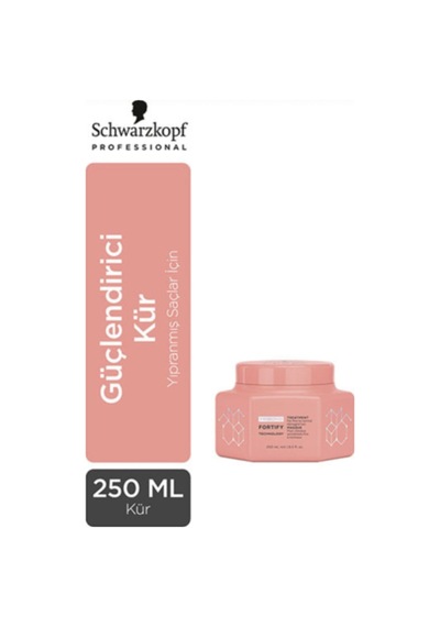 Schwarzkopf Fibre Clinix Fortify Kür Saç Maskesi 250 ML