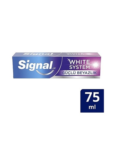 Signal White System Diş Macunu Güçlü Beyazlık Güçlü Diş Minesi 75 Ml