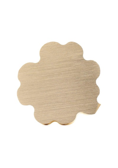Boş Mum Mühür Pirinç Damga Başlığı Yonca Yaprağı Şeklinde 26x26mm