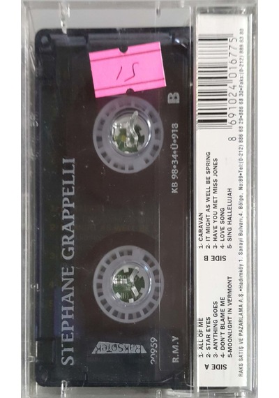 Plak Değildir Kaset Tir Stephane Grappelli Kaset