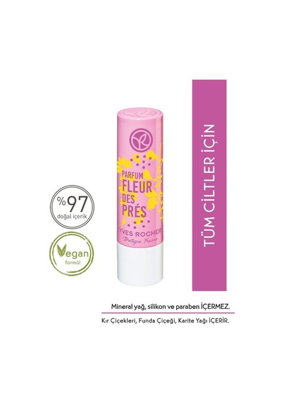 Yves Rocher Dudak Balsamı-nemlendirici Besleyici Kır Çiçekleri-4.8gr
