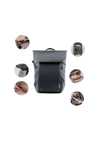Pgytech Onego Air Backpack 20l Obsidian Black