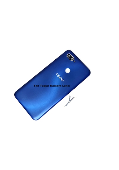 Tkgz Oppo A12 Kasa Arka Pil Batarya Kapağı Mavi