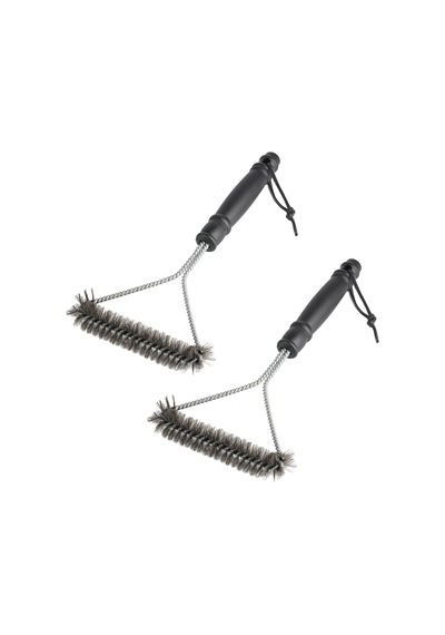 2 Adet Izgara Fırçası, Izgara Fırçası, 30 Cm Paslanmaz Çelik Izgara Temizleme Fırçası, Üçgen 36