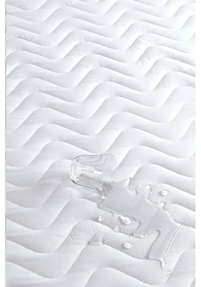 Mycey Sıvı Geçirmez Fitted Kapitoneli Alez 220x200 Cm Çift Kişilik Battal Boy Beyaz