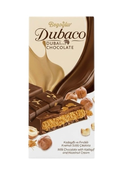 Beyoğlu Chocolate Dubai Style Fındıklı 200 Gr 5'li Paket