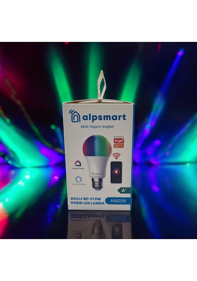 Alpsmart As8229 Cw 3 Lü Set Akıllı Wifi Led Lamba Tuya Destekli