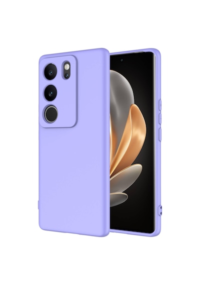 Vivo V29 5g Kılıf Yumuşak Silikon Kamera Korumalı Lansman Pazarplus Lila