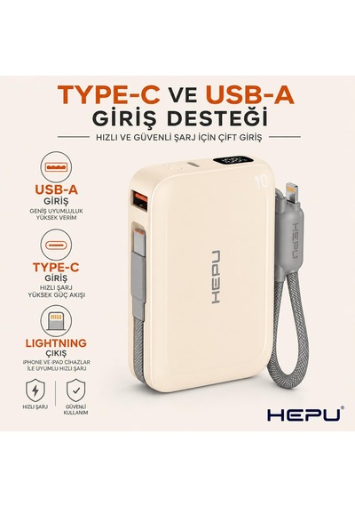 Hepu Armor Series Hp-ap04y 20.000 Mah Qualcomm Quick Charge 3.0 D