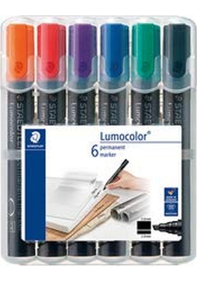 Staedtler 488 509 Lumocolor Permanent Markör Mürekkep Siyah Çok Renkli