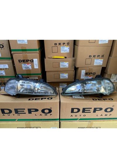 Opel Tigra A 1995-2001 Arası Depo Marka Sağ Ve Sol Far Takım 1216523 / 1216524