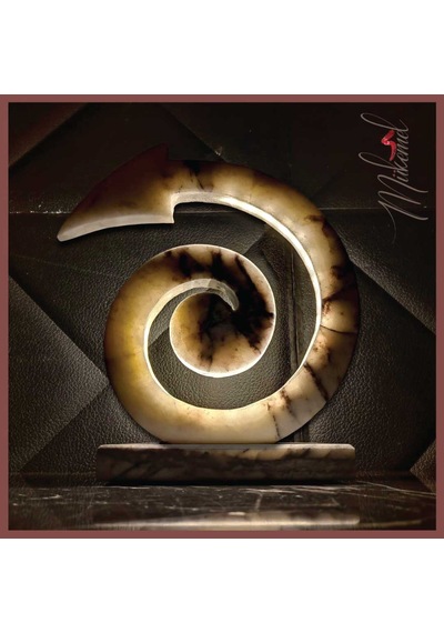 Zarif Mermer Spiral Ok Lambası - Ev Ve Ofis İçin Modern Aydınlatm