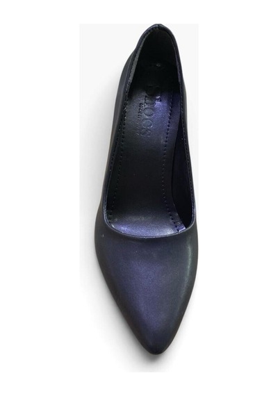 İremsu Kadın Kadeh Topuklu Simli Rugan Mat Stiletto Siyah Mat - 938559482 Siyah Mat