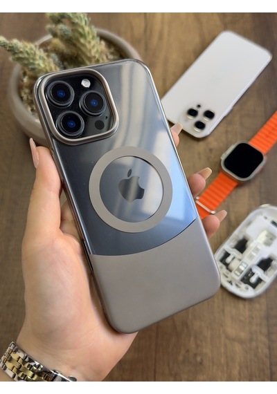 Apple iPhone 16 Pro Max Magsafe Uyumlu Mika Sararmaz Kılıf Soocase720 Çok Renkli