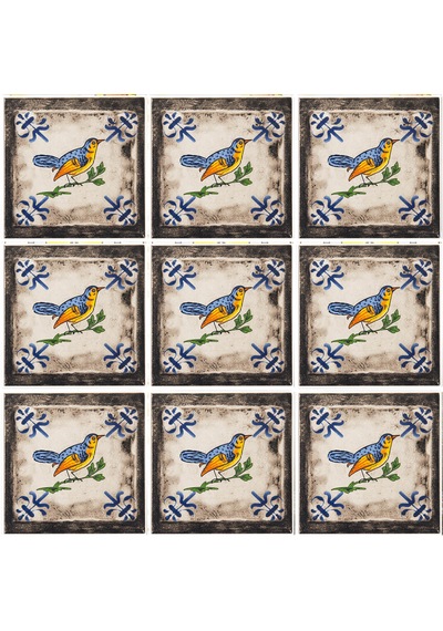 Can Seramik – 10x10 Cm. Cç-69 Kütahya Çini Karo 5'li 1 Paket