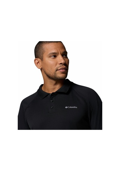 Columbia Alpine Chill Pro Erkek Kısa Kollu Polo Tişört-9246 Siyah