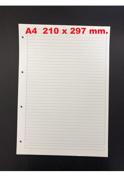 Çizgili A4 210X297Mm. Dosya ve Klasör için Kağıt Yedek
