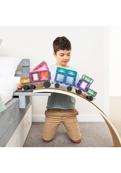 Connetix Pastel Transport Pack Manyetik Bloklar - 50 Parça